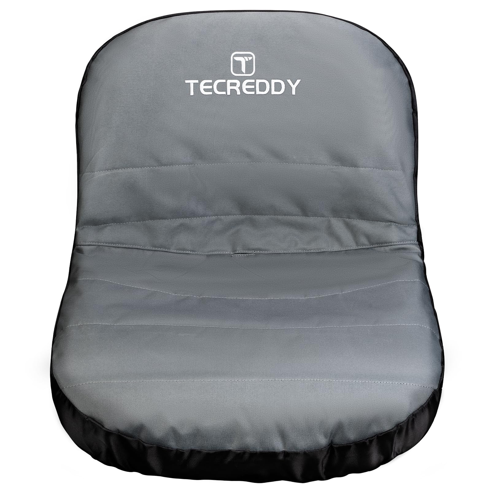 Tecreddy lawn mower seat cover provides waterproof protection for rain and sun.