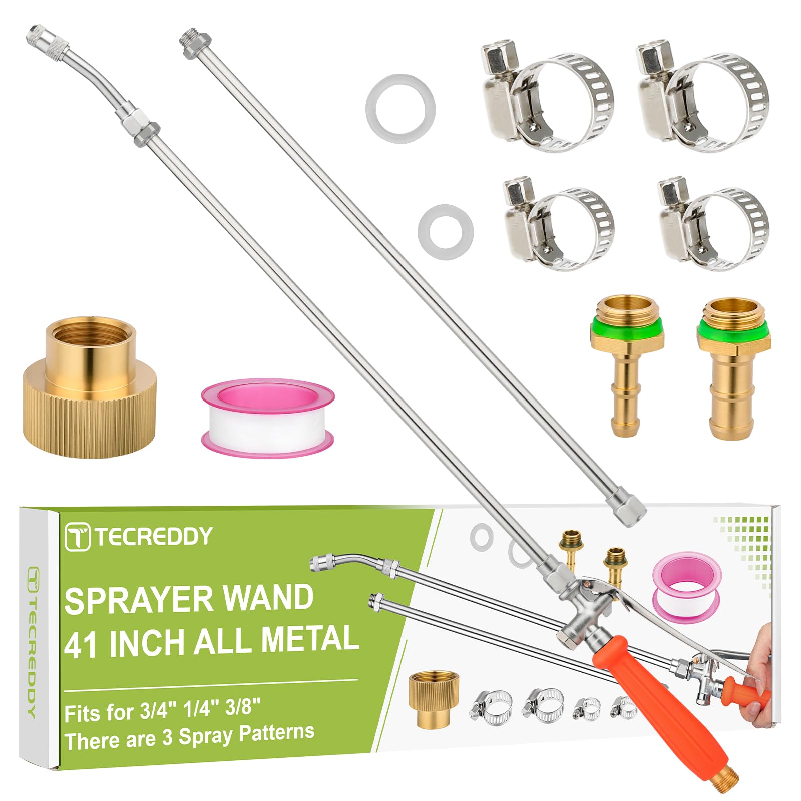 Tecreddy replacement sprayer wand handle for precise garden control.
