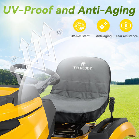 Tecreddy seat cover elastic hem enables quick, easy installation.