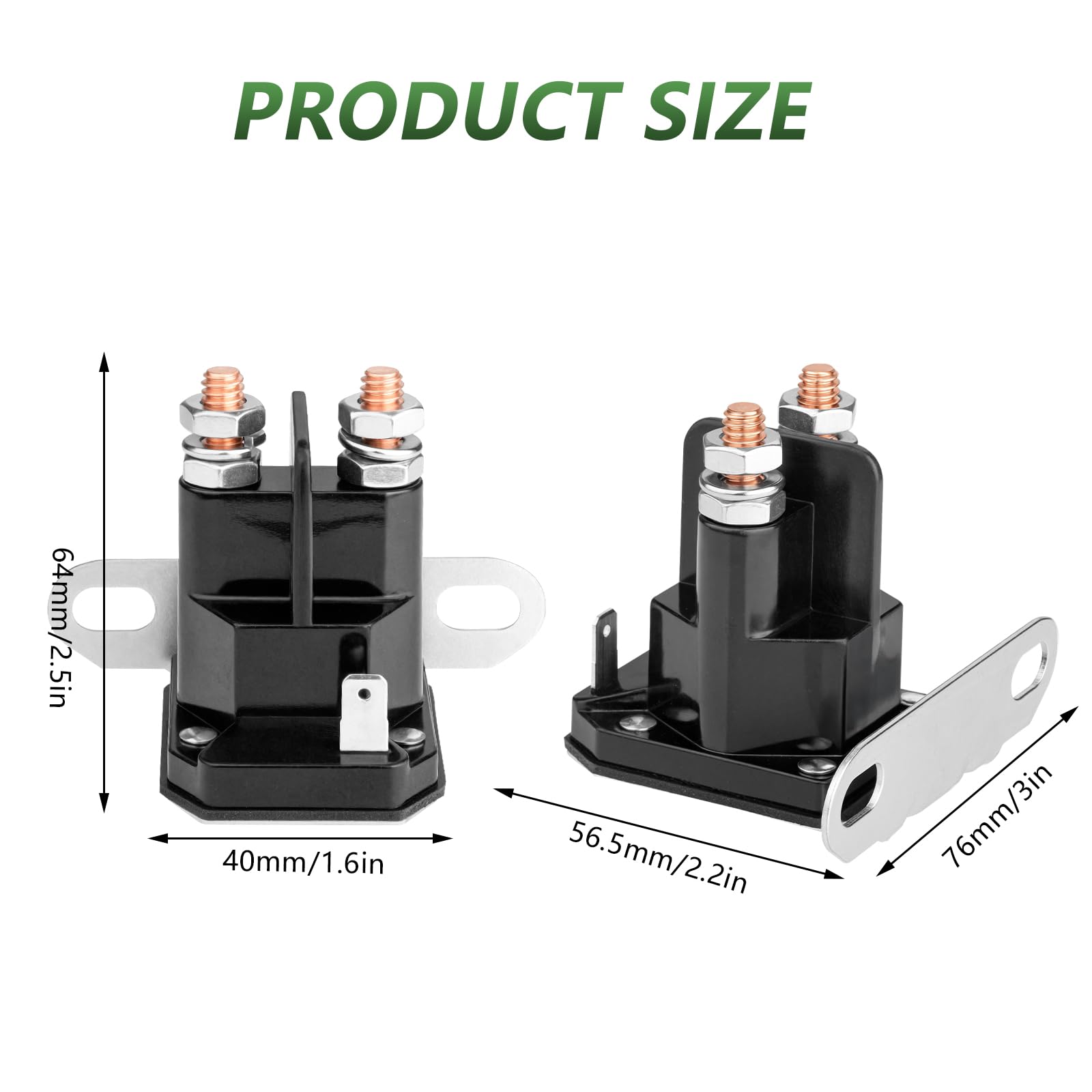 Tecreddy Snapper 18817-75671 solenoid for dependable mower starting.