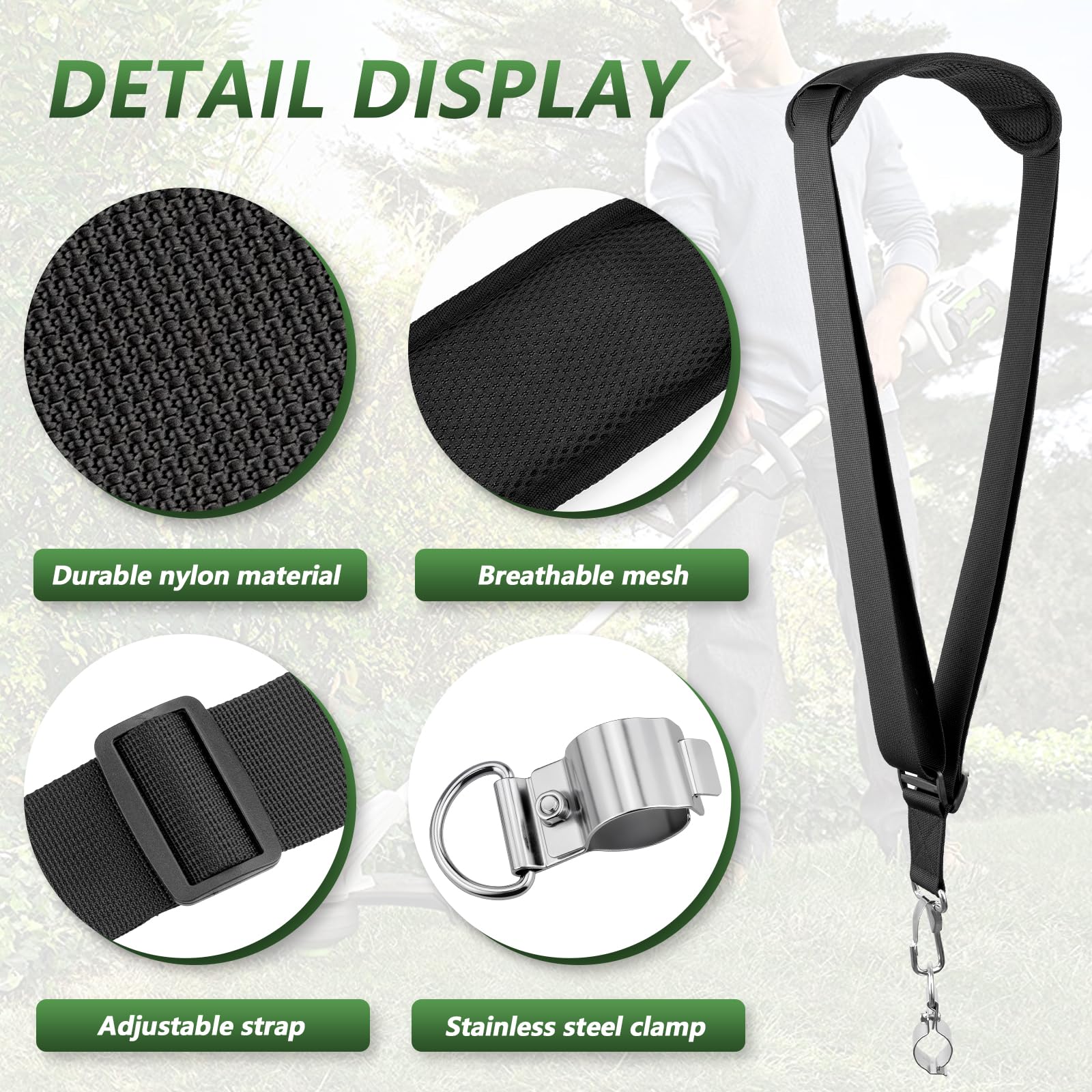 Tecreddy stainless steel clamp resists wear for durability.