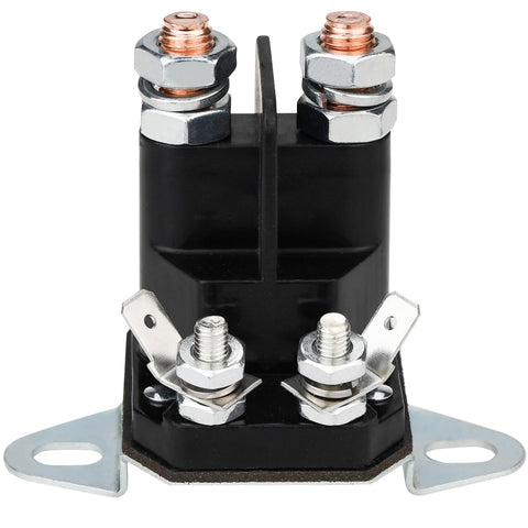 Tecreddy 117-1197 starter solenoid front view, reliable 12V performance for Toro TimeCutter.