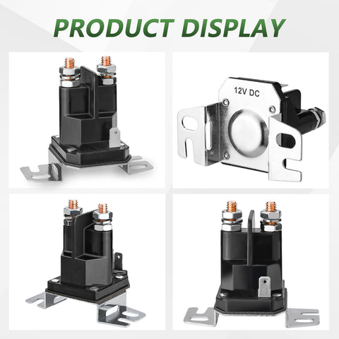 Tecreddy 12V bottom-bracket solenoid 2-hole view for easy mounting