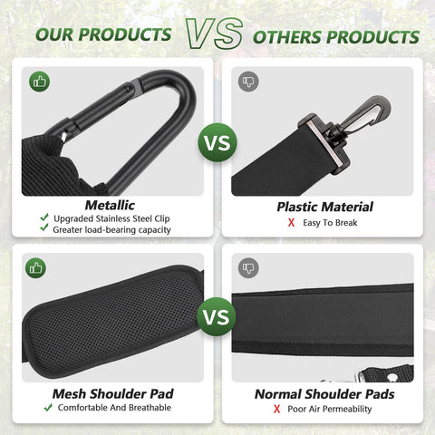 Adjustable length from 25 to 43 inches for a personalized fit.