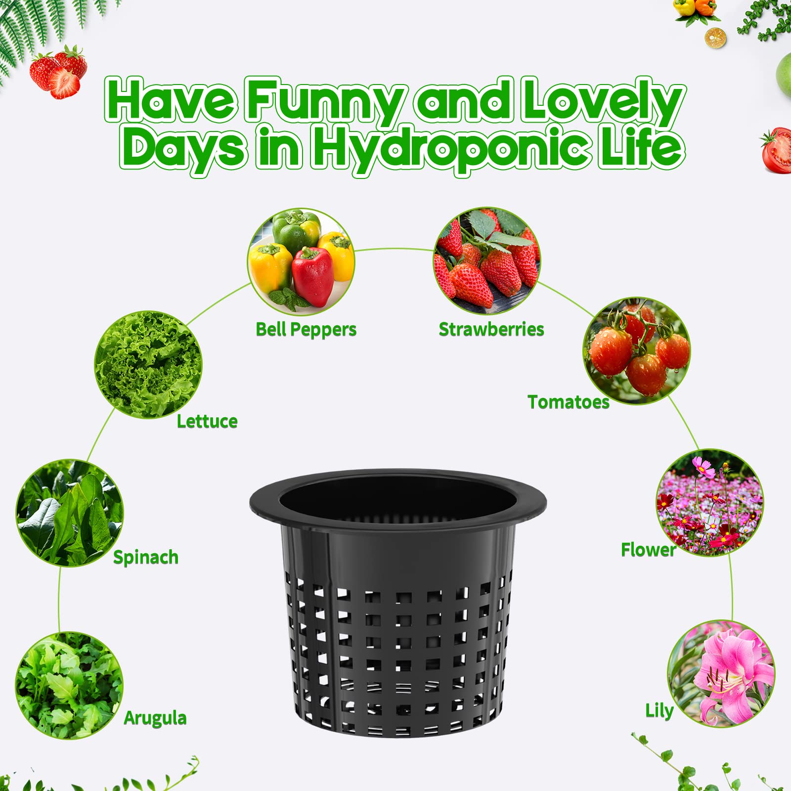Tectsia BPA-free net cups ensure safe, reusable planting solutions.