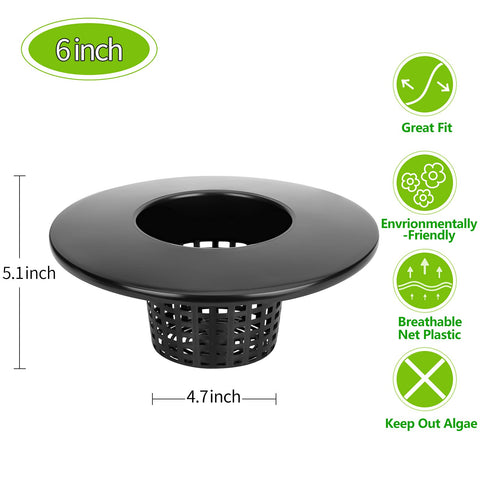 Tectsia bucket lid blocks light to reduce algae in hydroponic setups.