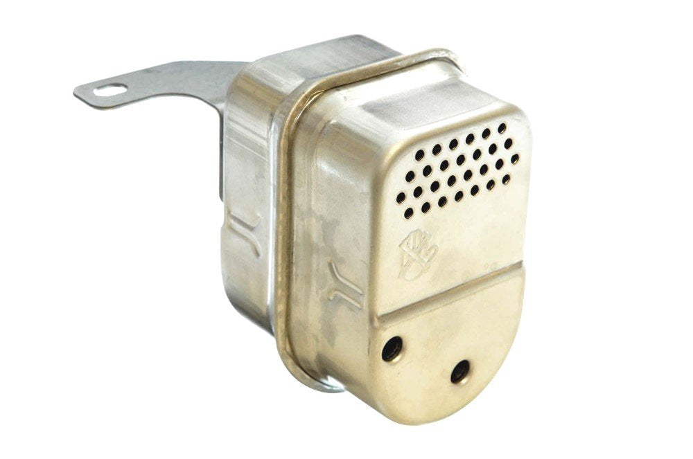 Tecumseh 35056 muffler: OEM part designed for HM/HMSK/LH snowblowers, improving exhaust flow and noise reduction.
