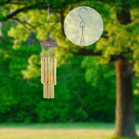 TecUnite 20-pack wind hanging clips ready for bulk outdoor decorations.