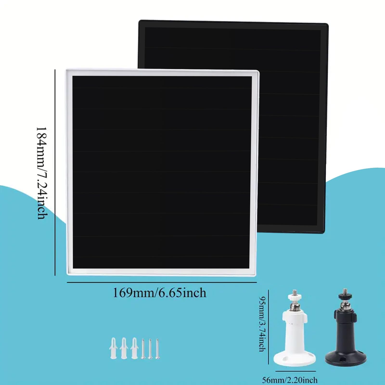 Teczckc Ring solar panel IP65 weatherproof design for all-season use