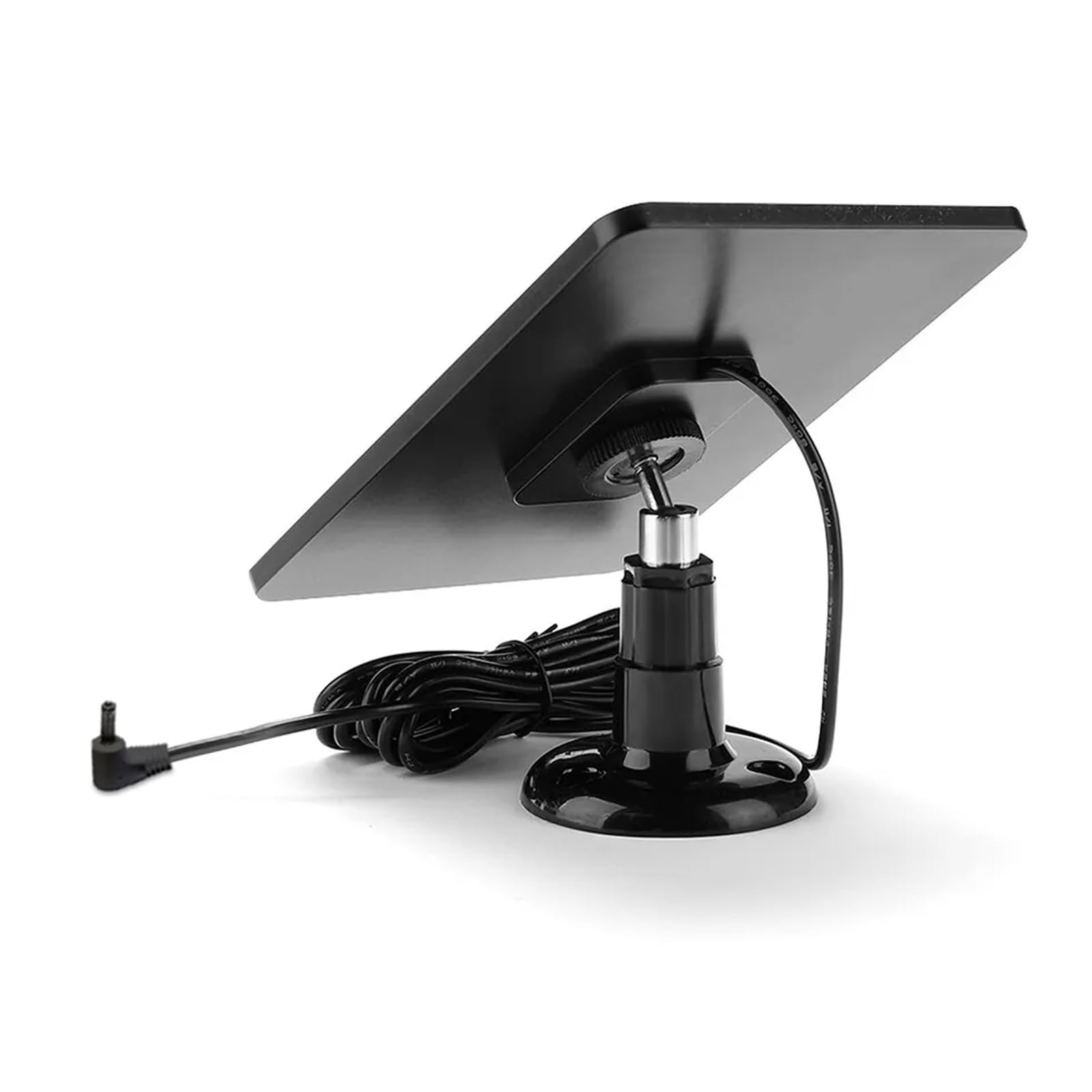 Teczckc solar panel package includes mounting bracket and screws for installation.