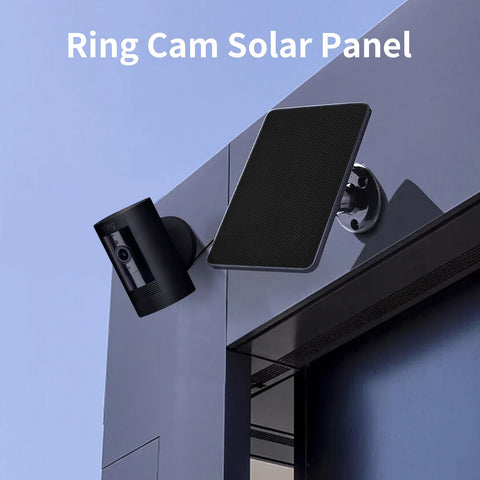 Teczckc solar panel – side angle showing slim profile for discreet mounting.