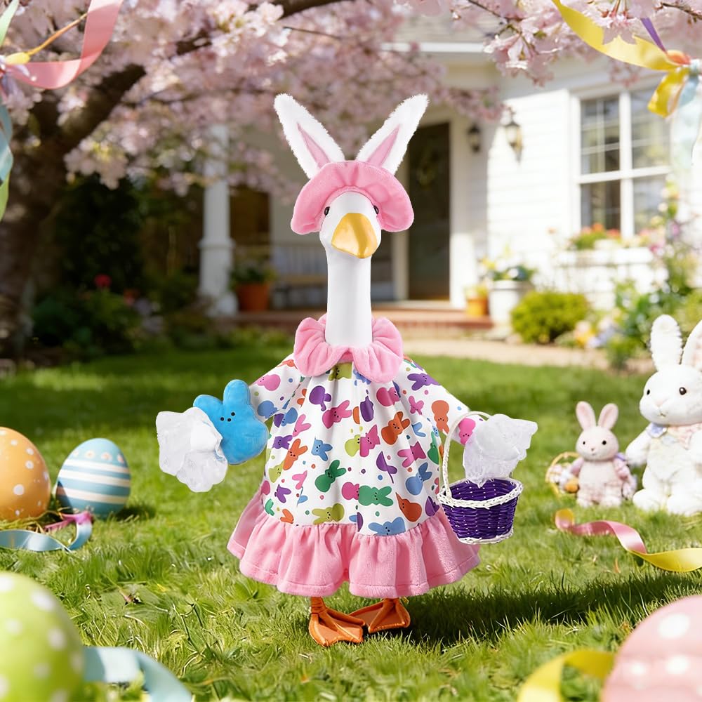 Teeanzo bunny element design lends romantic Easter vibe.