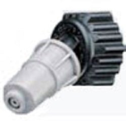 TeeJet 38720-PPB-X8 adjustable spray tip with angled hollow-cone spray for versatile coverage.