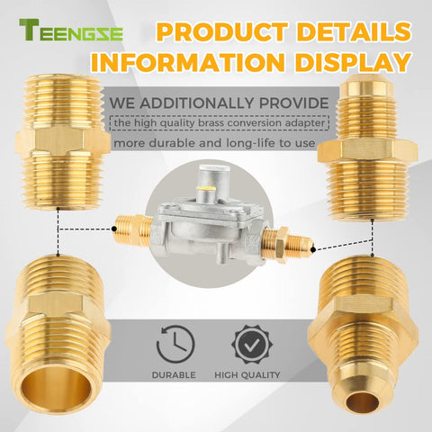 TEENGSE adjustable knob facilitates LP NG direction change