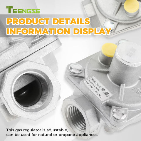TEENGSE regulator ideal for grills heaters ovens and welding equipment
