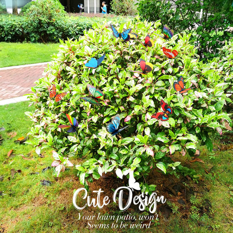 Teenitor butterfly decor suits gardens, pots, patios, and fairy scenes.
