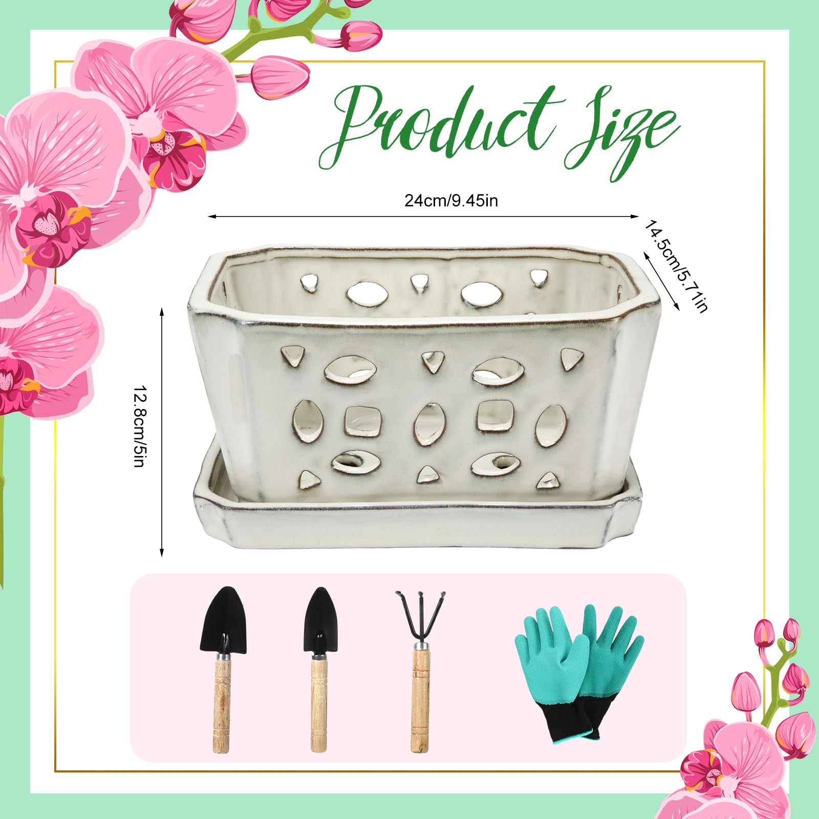 Teenyyou ceramic pot with saucer catches excess water and protects surfaces.