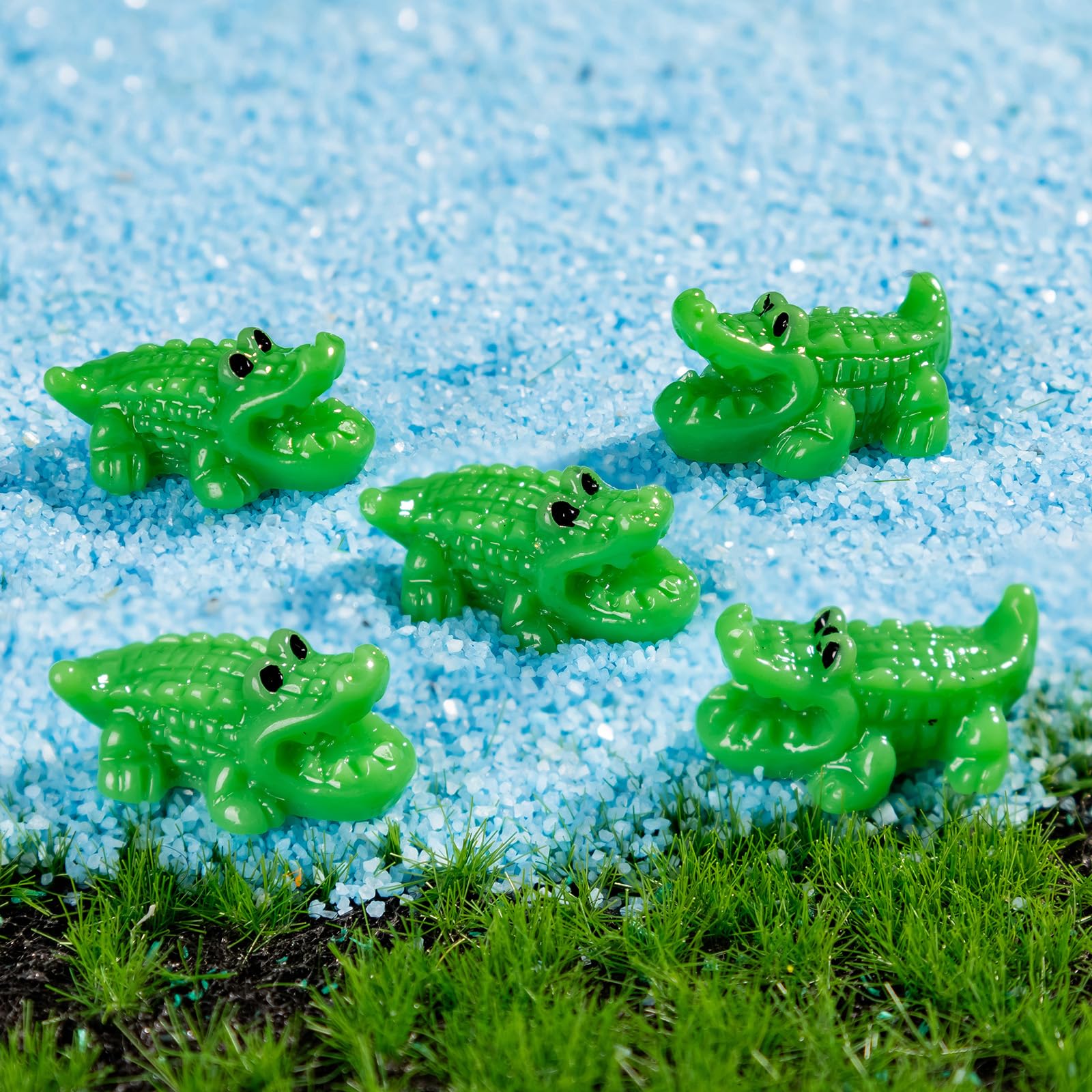 Teenzee bite-sized croc figurines spark imaginative play and crafts for kids and adults