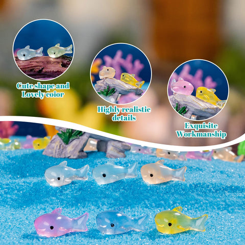 Teenzee cute shark figurines ideal for DIY projects and playful home accents.
