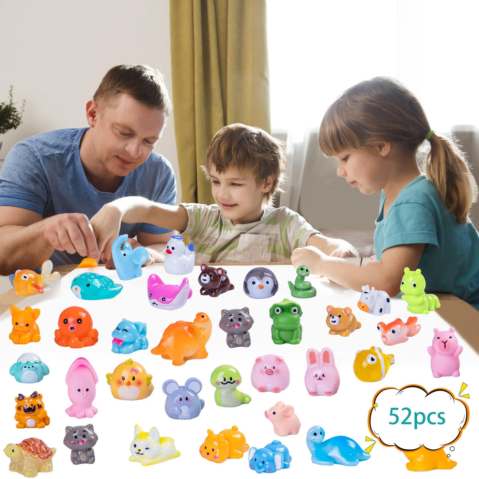 Teenzee dollhouse animal figures: perfect tiny pets for room-scale scenes.