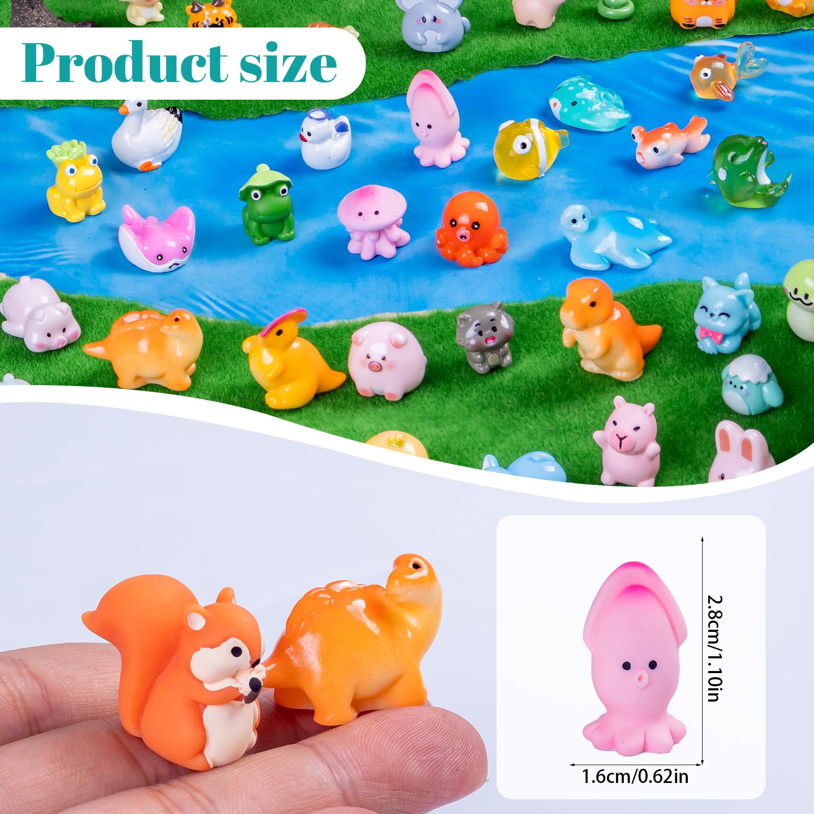 Teenzee fairy garden animals: playful companions for miniature landscapes.