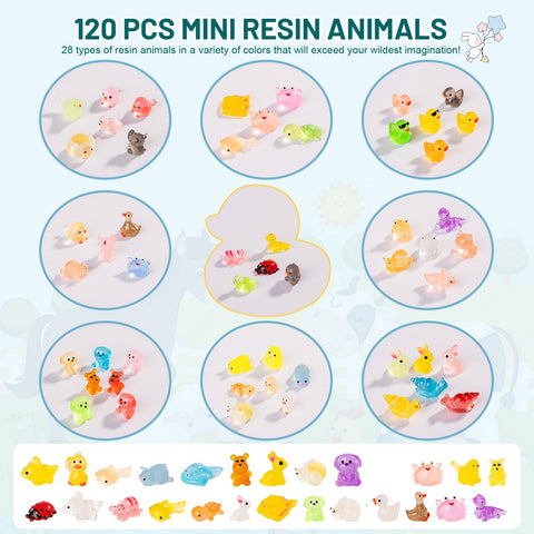 Teenzee glow-in-the-dark figures for tiny project-friendly fairy garden accents.