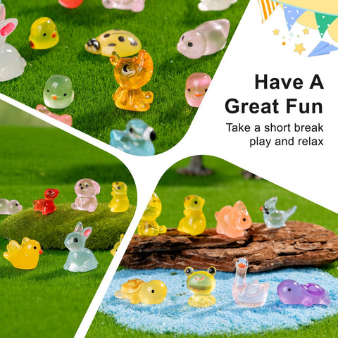 Teenzee compact resin critters spark creativity in DIY decorations and micro gardens.