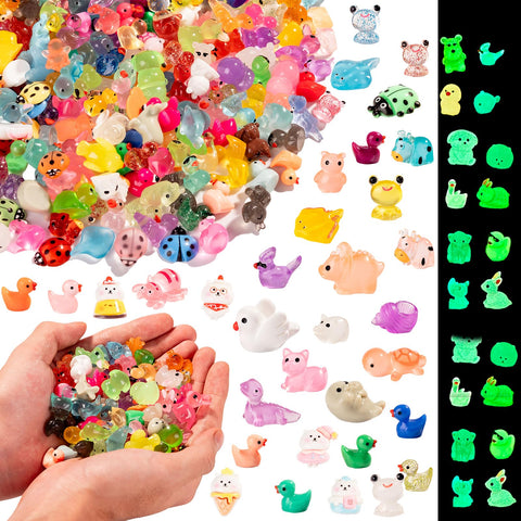 Teenzee tiny resin animals closeup detail highlighting glossy finish for DIY projects.