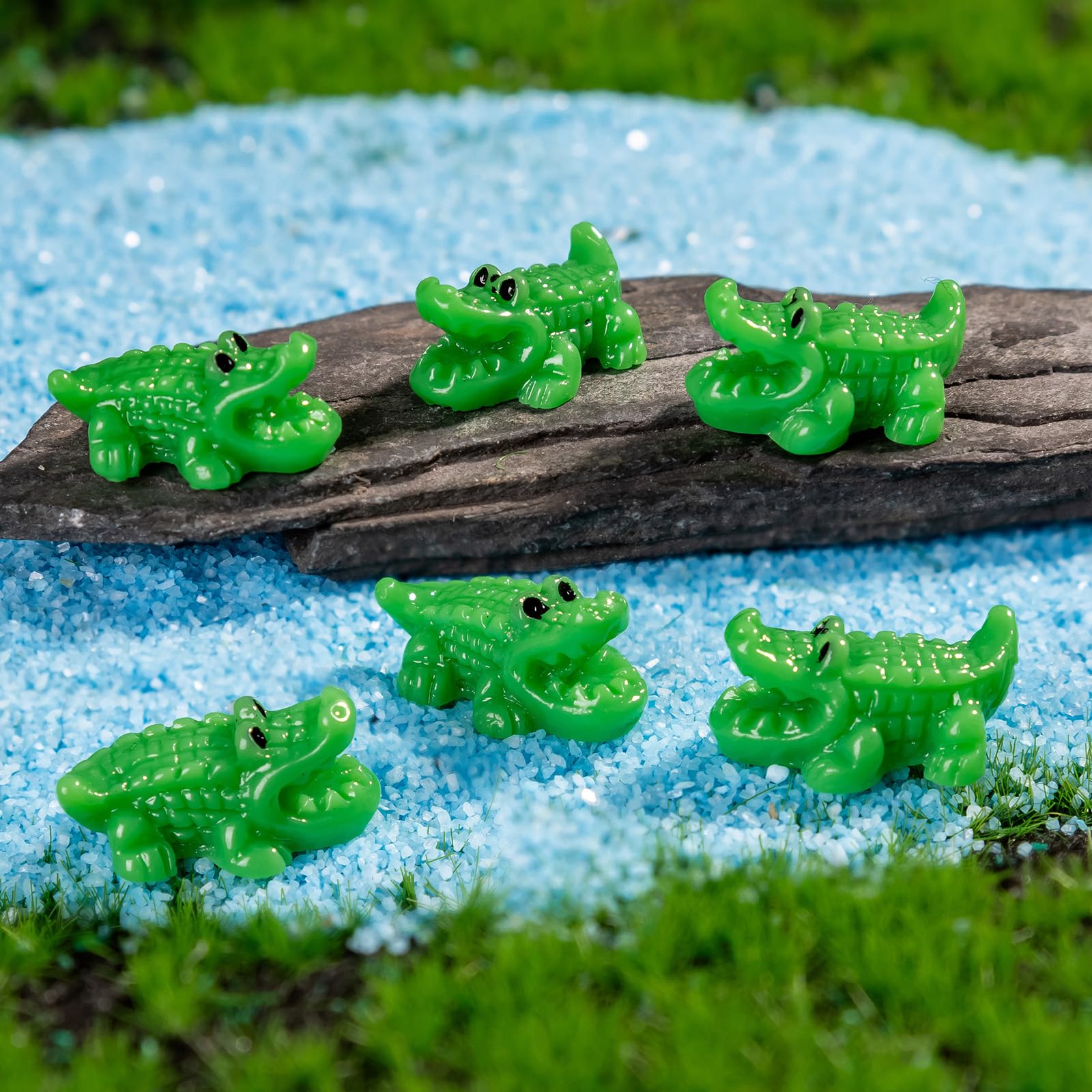 Teenzee crocodile miniatures provide versatile party decor and thoughtful gifts
