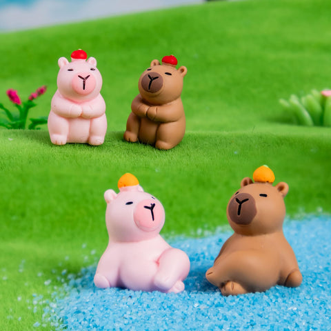 Compact 1-inch capybaras fit many craft setups.