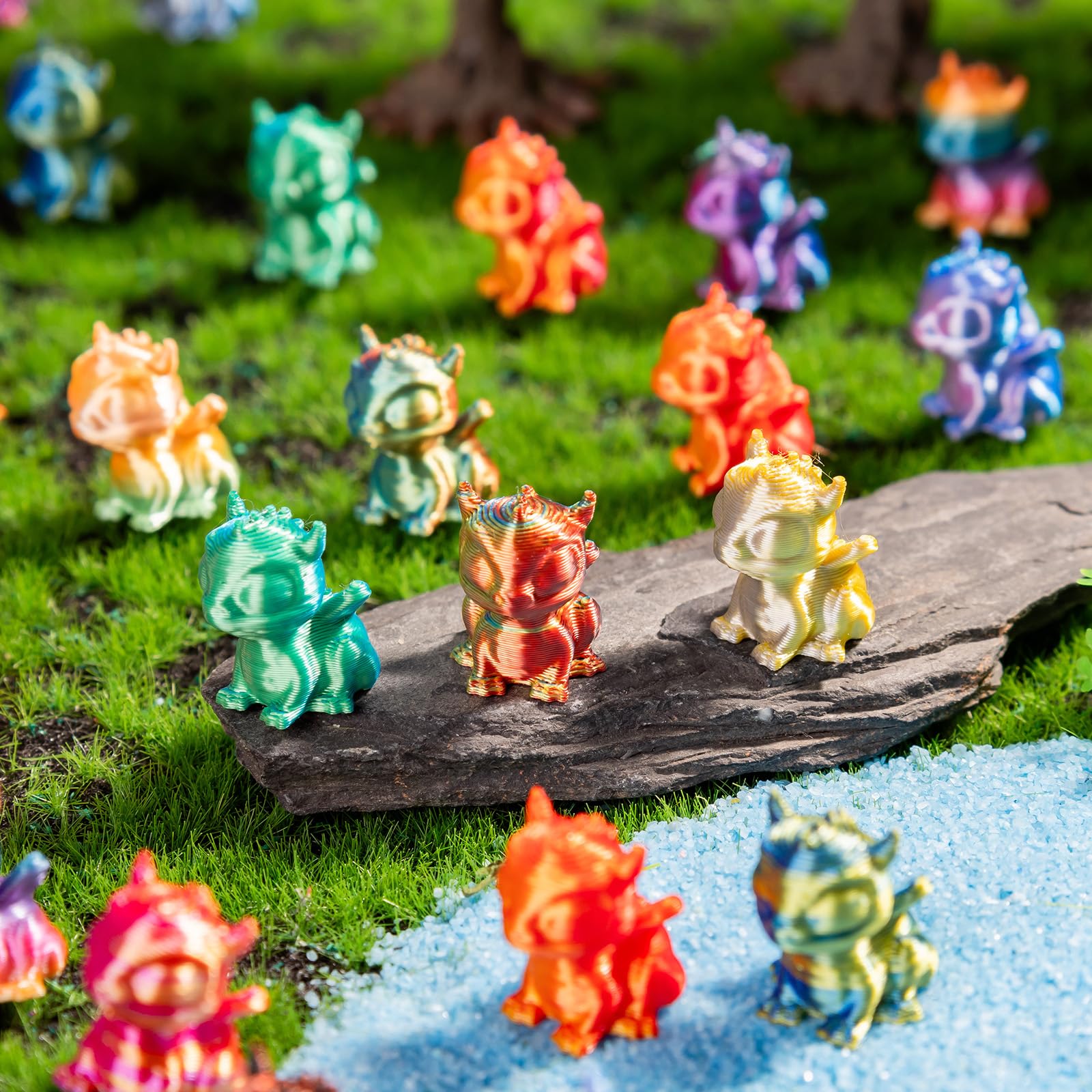 Teenzee small figurines 0.5 inches ideal for micro garden accents.