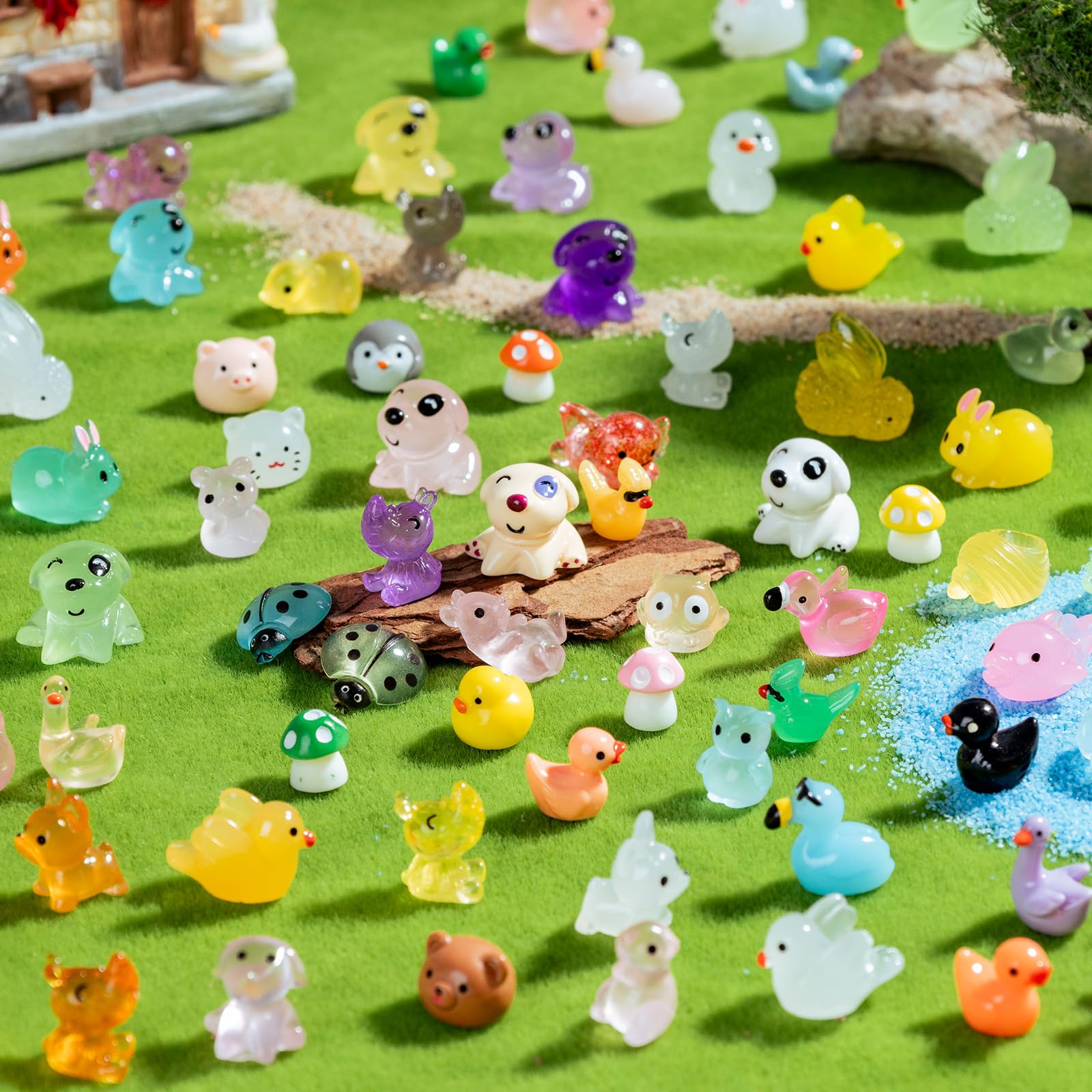 Teenzee soft-colored resin animals perfect for gift ideas and party favors.