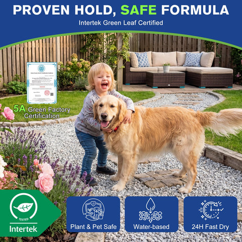 Teexpert glue dilution bottle paired with water for large-area treatment.