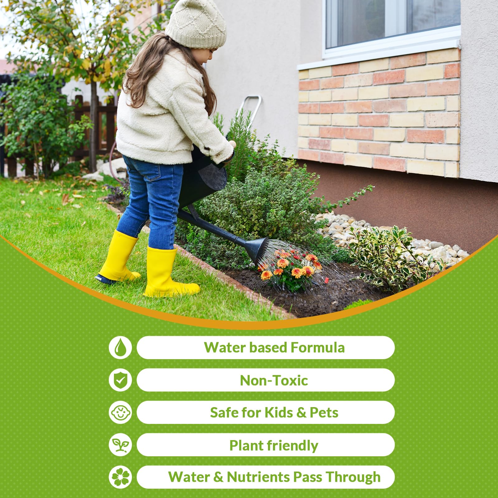 Teexpert Mulch Glue safe for pets after drying around play area