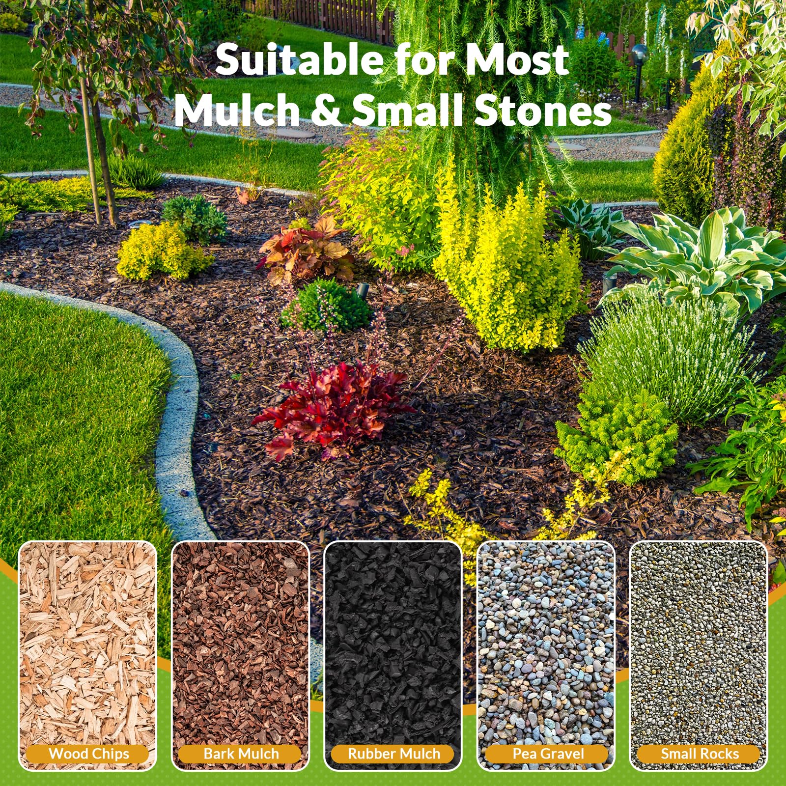 Teexpert Mulch Glue bonds wood chips to keep garden beds neat