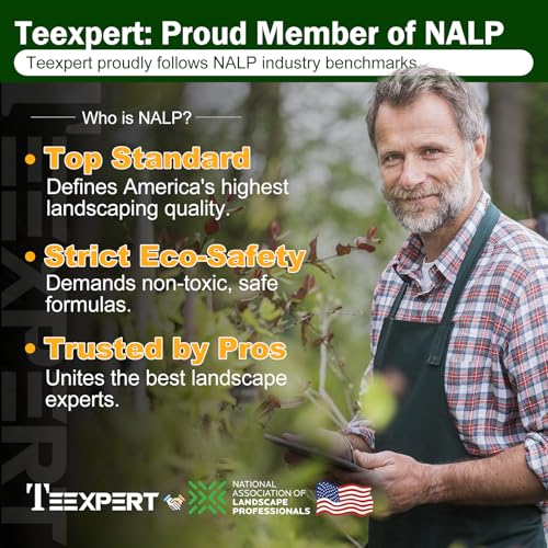 Teexpert outdoor landscape adhesive keeps decorative edges tidy