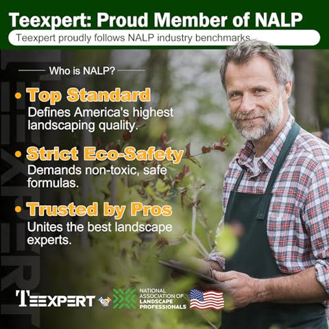 Teexpert outdoor landscape adhesive keeps decorative edges tidy