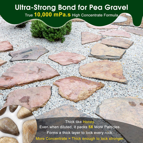 Teexpert stone adhesive demonstrates weather-resistant bond on outdoor pathways
