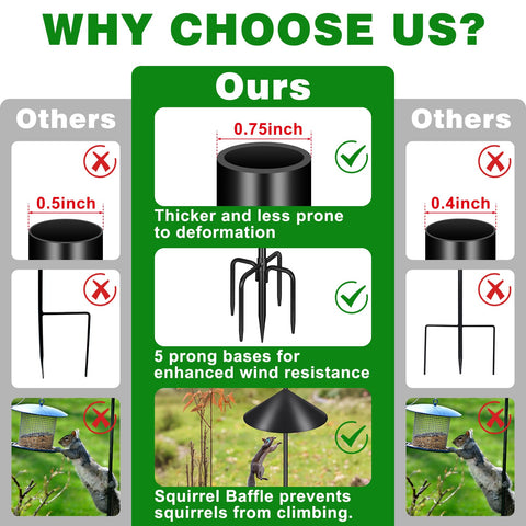 Tegarbed black-coated metal finish resists rust in outdoor conditions.