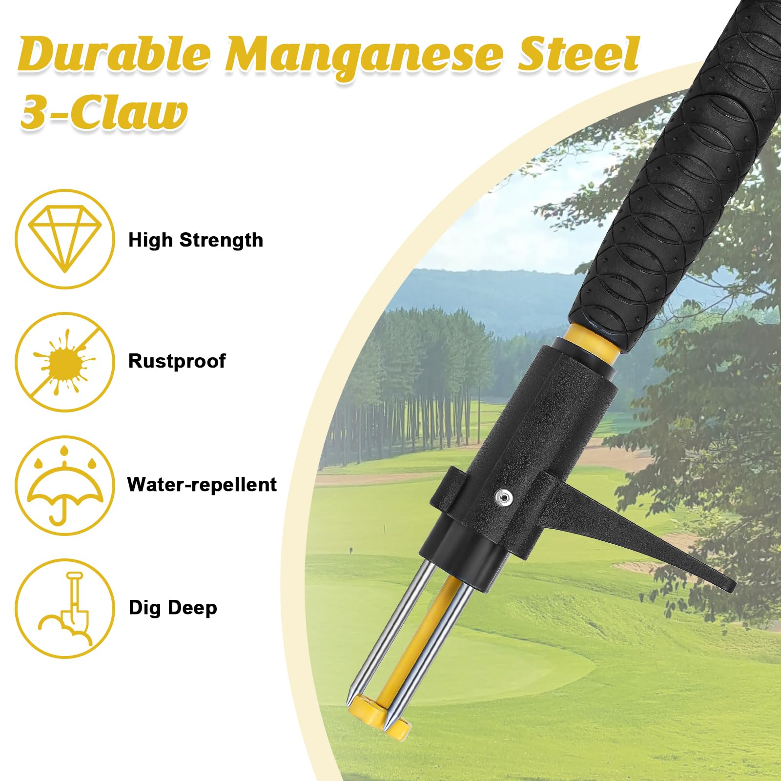 Tegarbed durable stainless steel build resists rust and bending.