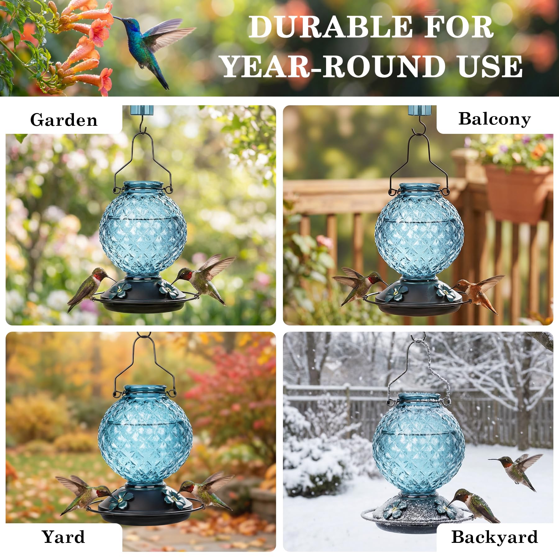 Tegarbed circular perch supports multiple hummingbirds at once