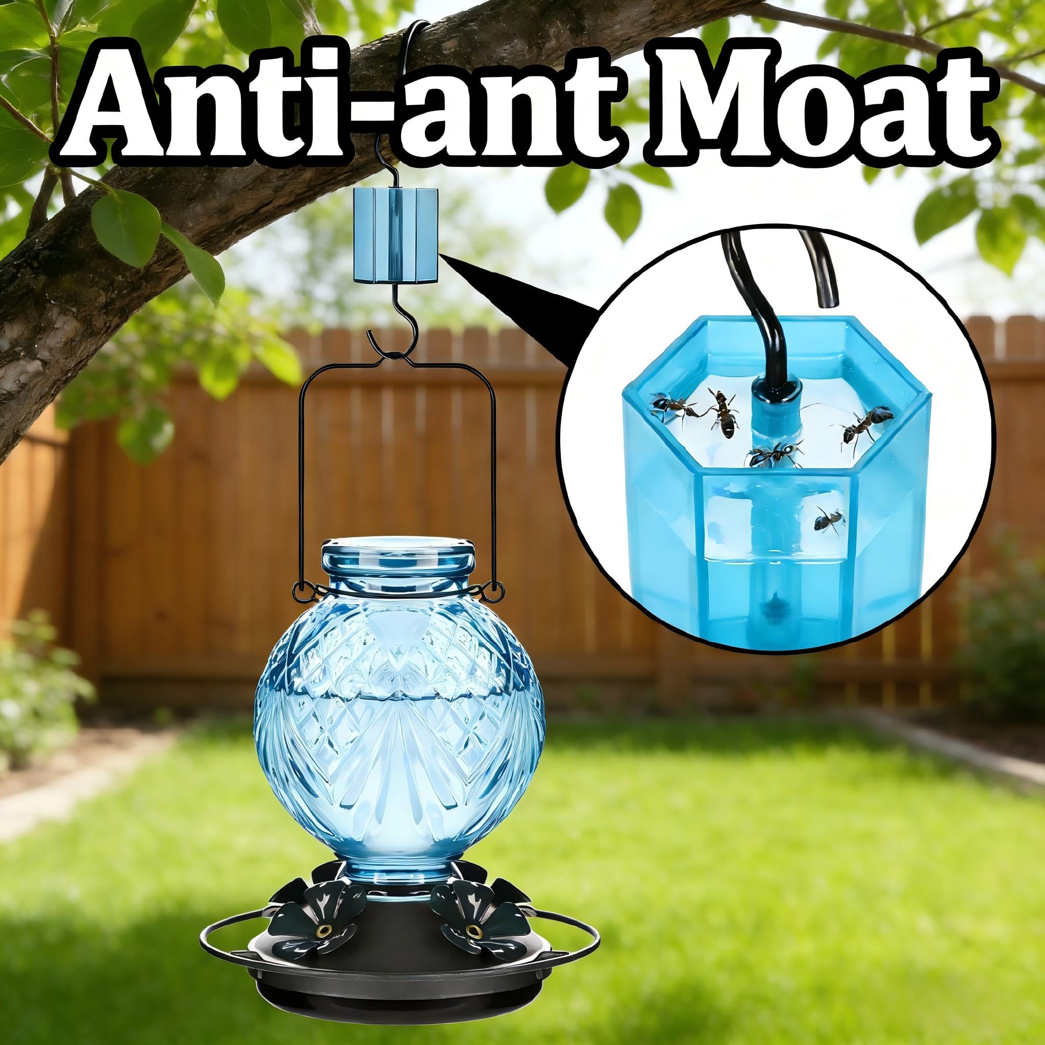 Tegarbed glass bottle with a wide mouth for easy cleaning and refilling.