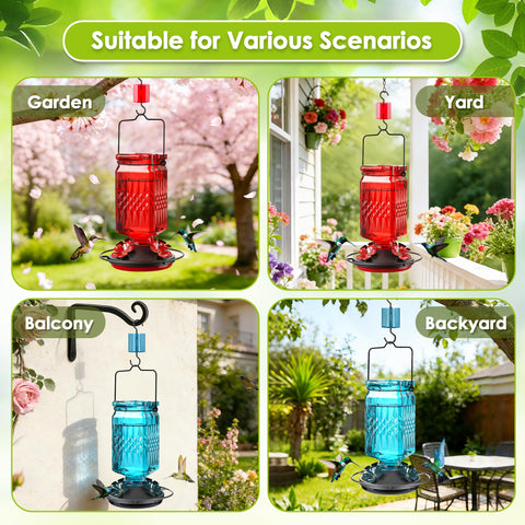 Tegarbed hummingbird feeder gift-idea ideal for bird lovers and home gardens