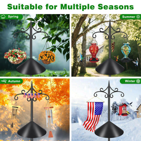 Tegarbed durable pole ready for year-round outdoor use.