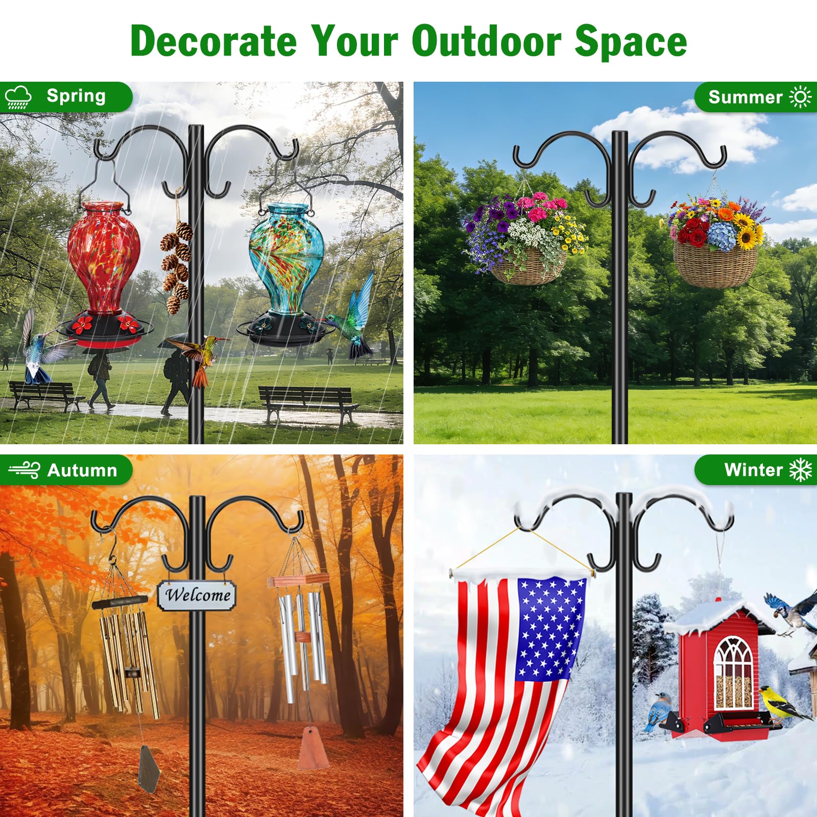 Tegarbed weather-resistant coating resists rust and fading.