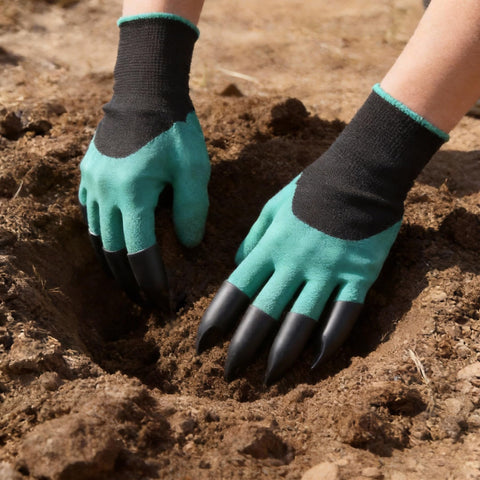 Teikou gardening gloves perform precise weeding with flexible back
