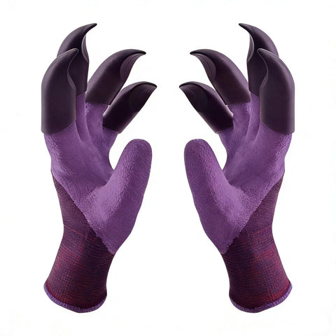 Teikou Gardening Gloves with Claw – closeup showing claw design for quick digging tasks.