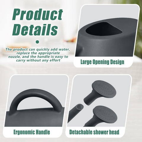 TEIUKAX long-spout design enables controlled pours over rooted beds.