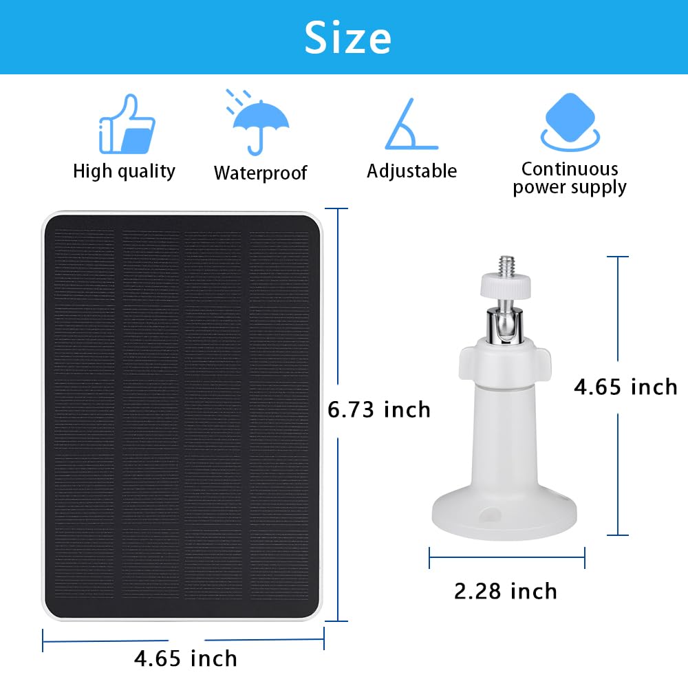 Compact solar power solution that complements home wildlife monitoring