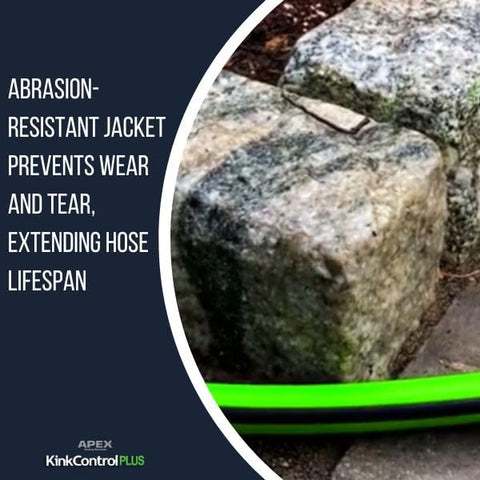 Outdoor cleaning with Teknor Apex hose, ideal for car washes and patios